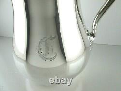 Gorham Sterling Silver Water Pitcher 8.25 Pint, 10 3/8