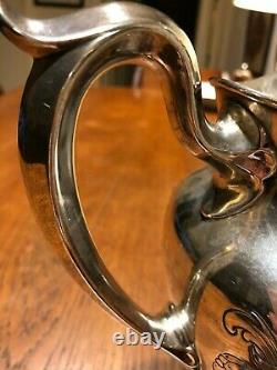 Gorham Sterling Silver Water Pitcher Floral Scroll Style 182/4
