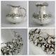 Gorham Sterling Silver Water Pitcher Water Lilies 1902 Date Mark