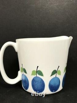 Gustavsberg Plum pitcher, Prunus juice jug, water pitcher