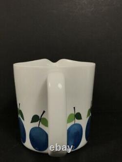 Gustavsberg Plum pitcher, Prunus juice jug, water pitcher