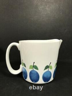 Gustavsberg Plum pitcher, Prunus juice jug, water pitcher