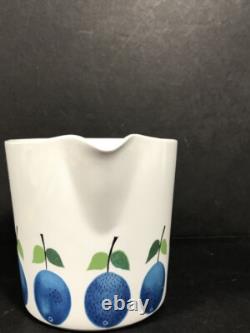 Gustavsberg Prunus pitcher, blue plum juice jug, water pitcher