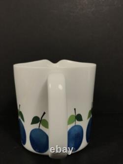 Gustavsberg Prunus pitcher, blue plum juice jug, water pitcher