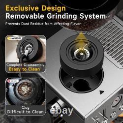 HANROSE Espresso Machine with Grinder, 20Bar Espresso Machine Stainless Steel