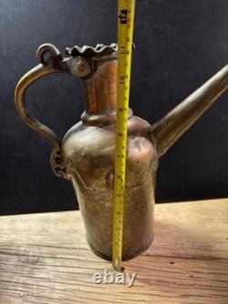 Hand Forged 11 Copper Water Pitcher Jug
