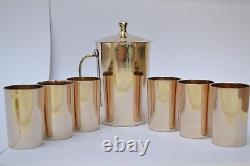 Handmade Jug Pitcher Traditional Kansa Storage and Serving Water Home Restaurant