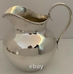 Handwrought Kalo Chicago Arts & Crafts Sterling Water Pitcher C. 1930