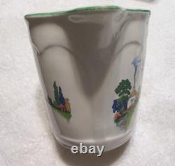 Harker Pottery English Cottage Countryside Water Milk Pitcher Circa 1930's