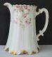 Haviland Double Gold #39e Large Floral Roses Water Pitcher