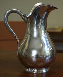 Hermès Water Pitcher Jug Silver Plated XL Vintage & Rare Made in France