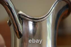 Hermès Water Pitcher Jug Silver Plated XL Vintage & Rare Made in France