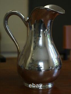 Hermès Water Pitcher Jug Silver Plated XL Vintage & Rare Made in France