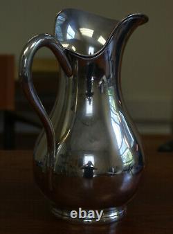 Hermès Water Pitcher Jug Silver Plated XL Vintage & Rare Made in France