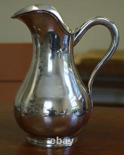 Hermès Water Pitcher Jug Silver Plated XL Vintage & Rare Made in France