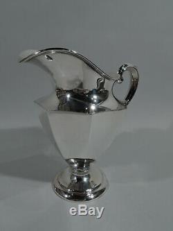 Hirsch Water Pitcher 509 Antique Art Deco Modern American Sterling Silver