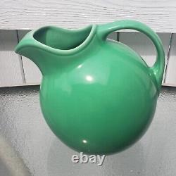 Homer Laughlin Harlequin Light Green Ball Jug / Water Pitcher with Ice Lip