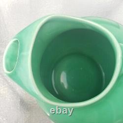 Homer Laughlin Harlequin Light Green Ball Jug / Water Pitcher with Ice Lip