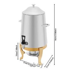 Hot Drink Beverage Dispenser with Stand, Fuel Holder for Coffee Tea Hot Water US