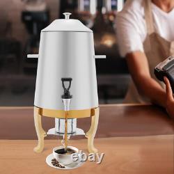 Hot Drink Beverage Dispenser with Stand, Fuel Holder for Coffee Tea Hot Water US