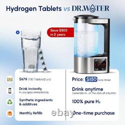 HydroPitcher 68 Oz Hydrogen Water Pitcher BPA Free Rich Hydrogen Water Ge