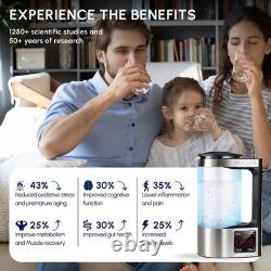 HydroPitcher 68 Oz Hydrogen Water Pitcher BPA Free Rich Hydrogen Water Ge