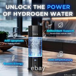 Hydrogen Water Bottle Portable Hydrogen Generator 10,000Ppb Potency Thick