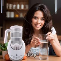 Hydrogen Water Pitcher, Hydrogen Rich Water Generator Electrolysis Jug, SPE and
