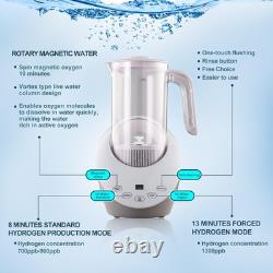 Hydrogen Water Pitcher, Hydrogen Rich Water Generator Electrolysis Jug, SPE and