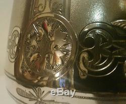 Impressive 1868 Ornate Meriden Britannia Co. Silver Plate Water Pitcher