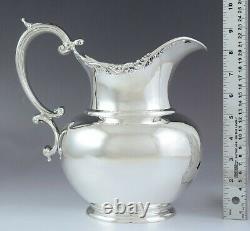 Impressive Antique c1900 Starr Sterling Silver Water Pitcher 96oz/2.8L