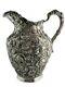 Incredible Sterling A. G. Schultz & Co Water Pitcher Repousse Chased Florals