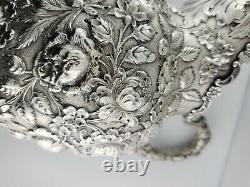 Incredible Sterling A. G. SCHULTZ & CO Water Pitcher REPOUSSE chased florals