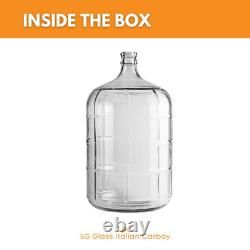 Intelligent Design HOZQ8-1293 Retro 5 Gal Glass Water Jug