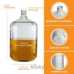 Intelligent Design HOZQ8-1293 Retro 5 Gal Glass Water Jug