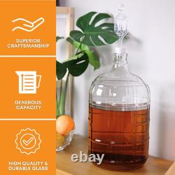 Intelligent Design HOZQ8-1293 Retro 5 Gal Glass Water Jug