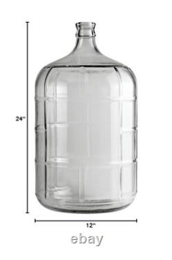 Intelligent Design HOZQ8-1293 Retro 5 Gal Glass Water Jug
