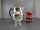 Interesting American Sterling Water Pitcher Jug. Arts & Crafts. Wood Handle
