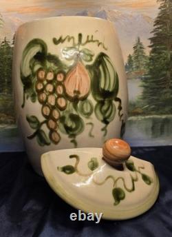 John B Taylor Harvest Vintage Ceramics Pottery Wall Mount Water Jug Dispenser