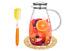 Juice Glass Pitcher Lid Hot Cold Water Jug Ice Beverage Iced Tea Stovetop Safe