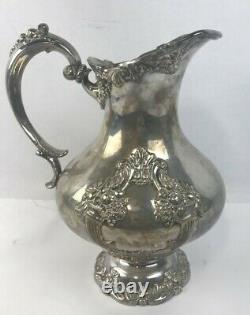 KING FRANCIS 1658 Estate Reed & Barton Silverplated Water Pitcher No Mono