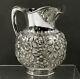 Kirk Sterling Water Pitcher C1930 Hand Decorated