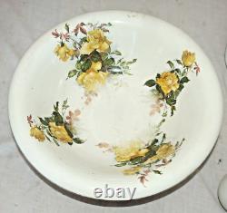 Knowles 6 Piece Bathroom Toilet Set Wash Basin Water Pitcher Chamber Pot Jugs