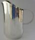 Large 498g Sterling Silver Water Cocktail Bar Jug 1960 Modernist Retro Hand Made