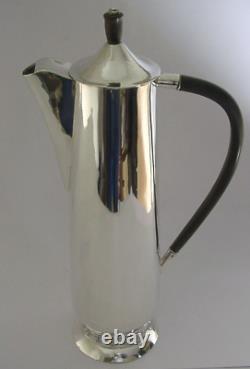 LARGE 740g STERLING SILVER WATER JUG COFFEE POT 1959 MID CENTURY MODERN