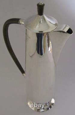 LARGE 740g STERLING SILVER WATER JUG COFFEE POT 1959 MID CENTURY MODERN