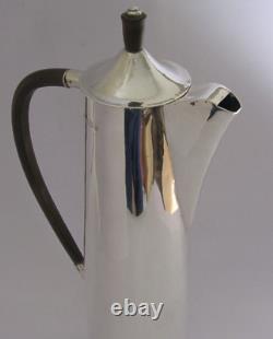 LARGE 740g STERLING SILVER WATER JUG COFFEE POT 1959 MID CENTURY MODERN