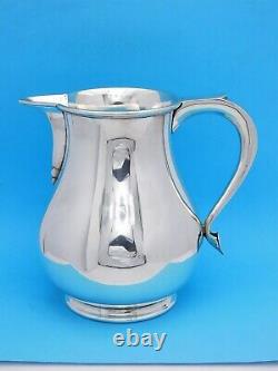 LARGE GEORGIAN STYLE SILVER BEER PITCHER, 1969 by Barnards 1200ml WATER JUG 603g