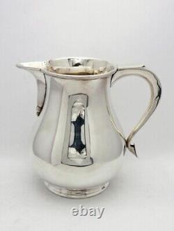 LARGE GEORGIAN STYLE SILVER BEER PITCHER, 1969 by Barnards 1200ml WATER JUG 603g