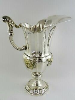 LARGE SILVER-GILT WATER EWER or BEER PITCHER, London 1925 Harman & Co. PIMMS